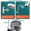 Swivel Sink Faucet Aerator with 1080 Degree Rotation for Bathroom, Suitable for Face Washing, Gargling and Eyewash Station