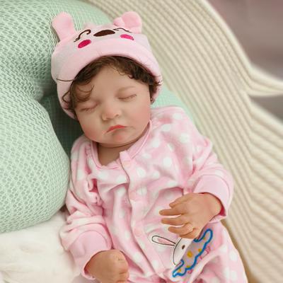 Куклы Bebe Reborn, 48 см, окрашенная кукла для новорожденных с прошитыми волосами и мягкими на ощупь куклами, игрушки для детского подарка