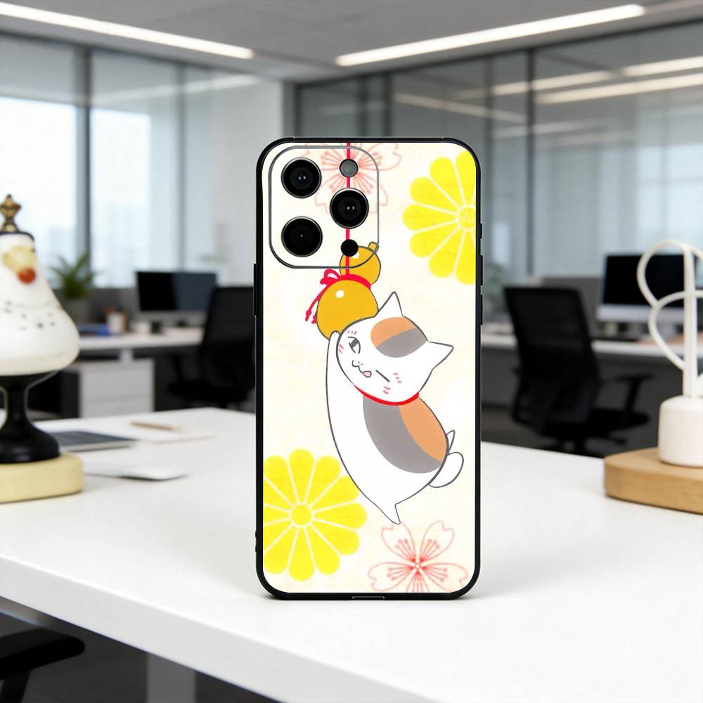 Чехол для телефона Natsume's Book N-Nyanko s-sensei Силиконовый Мягкий Для IPhone 17 16 15 14 13 12 11 X XR Plus Pro Max Plus