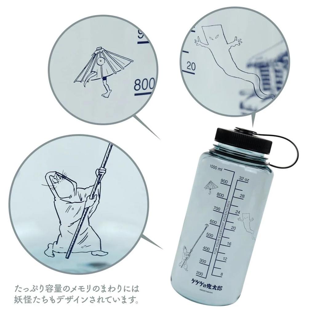 Бутылка Nalgene Yokaisha Gegege no Kitaro, широкое горлышко, 1,0 л, бутылка для воды Tritan Renew