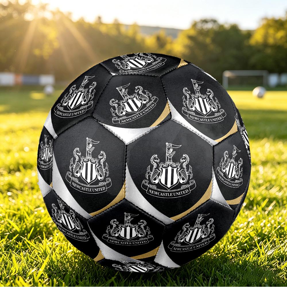 Футбольный мяч Newcastle United, размер 5, с принтом, противоскользящий, для взрослых, футбольный мяч-сувенир для фанатов футбола