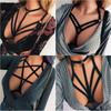 Women Bustier Bralette Push Up Crop Top Sexy Bandage Bra Belt Lingerie Cage Harness