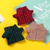 Dressing Game Cotton Stuffed Stripes Lattice Idol Doll Clothes Solid Color Blouse 20CM Doll Shirt