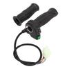 2PCS Electric Bicycle Throttle Grip Rubber Handlebar Twist Grip Universal Fit for Electric Bike Scooter