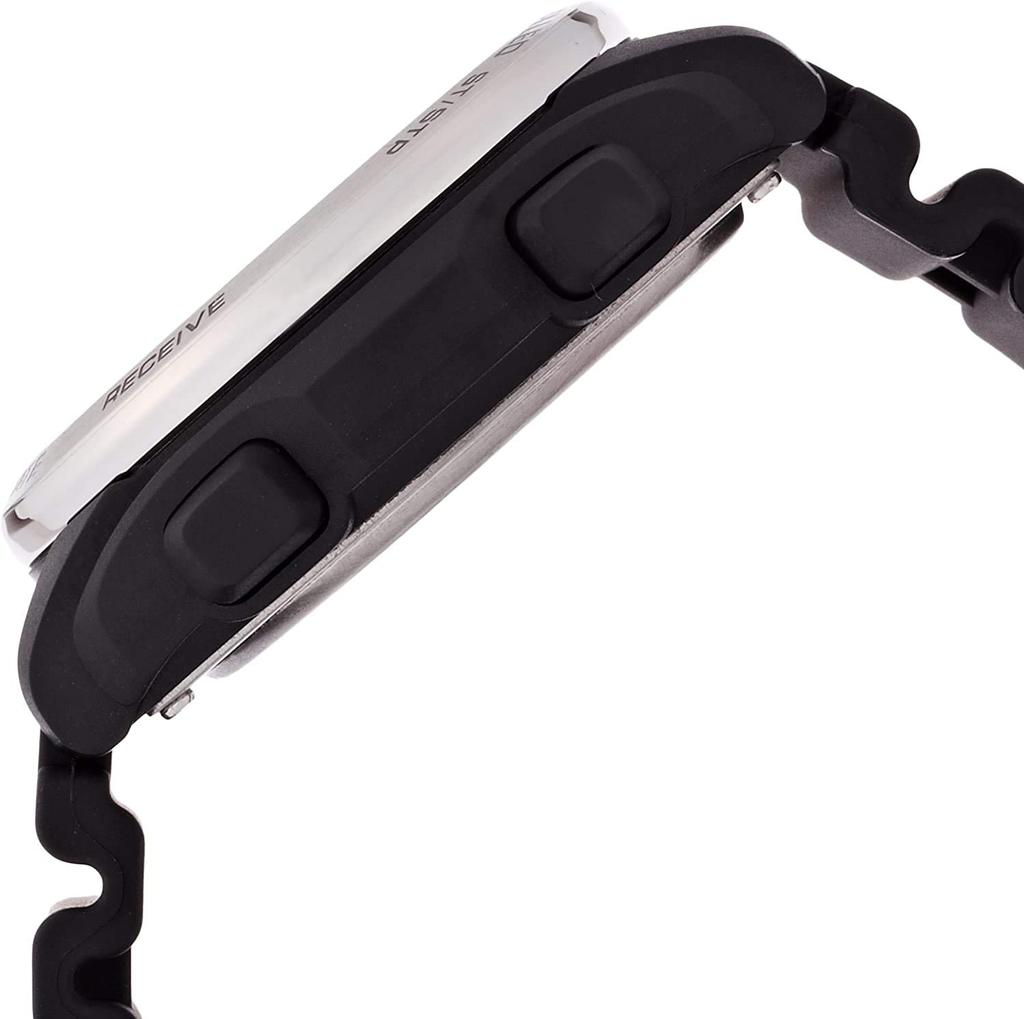 Цифровые солнечные часы Citizen с датой Водонепроницаемые Уретановые Черные Q&Q MHS7-300 Мужские Радиоуправляемый Дисплей, Устойчивые, Ремешок,