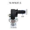 high quality 16-12*1.5 plastic fuel line quick connector for shaanqi delong EFI car for big truck for heavy truck 1 set