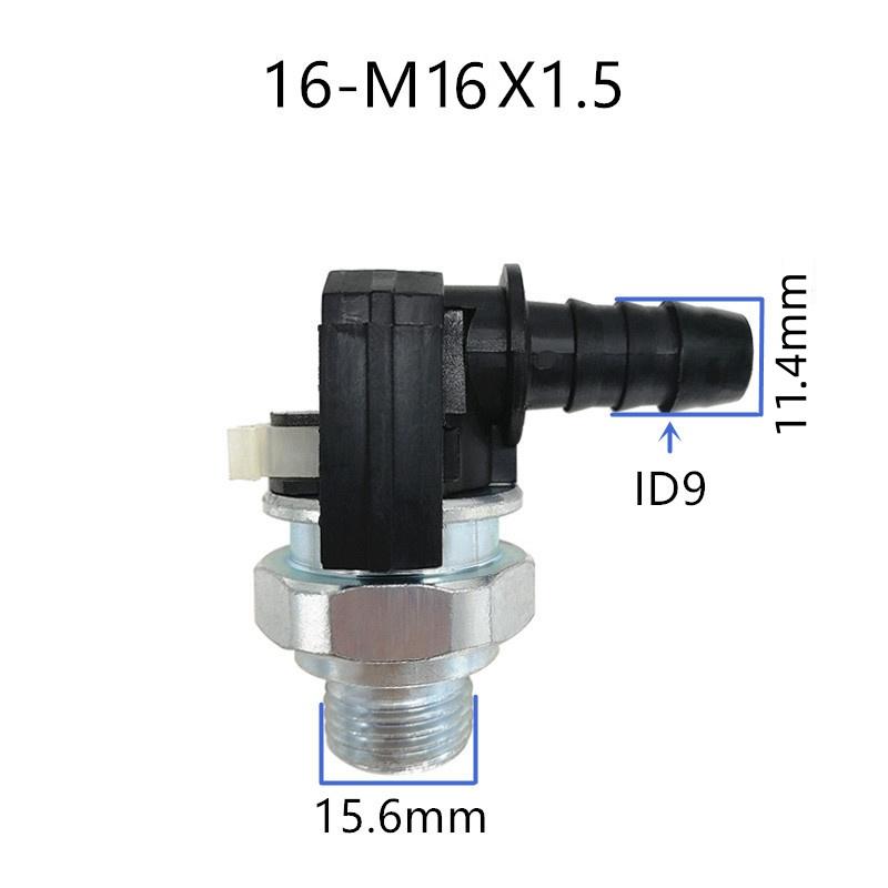 high quality 16-12*1.5 plastic fuel line quick connector for shaanqi delong EFI car for big truck for heavy truck 1 set