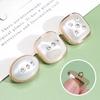 Pearl Button With Diamond Square Oval Clothes Decorative Button Accessories Women'S Coat Sweater Button Metal