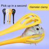Hamster Clip Large Space Convenient Anti-bite Small Animal Cage Cleaning Long Handle Clip Pet