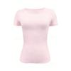 Women's Short Slim Fit Round Neck T-Shirt
