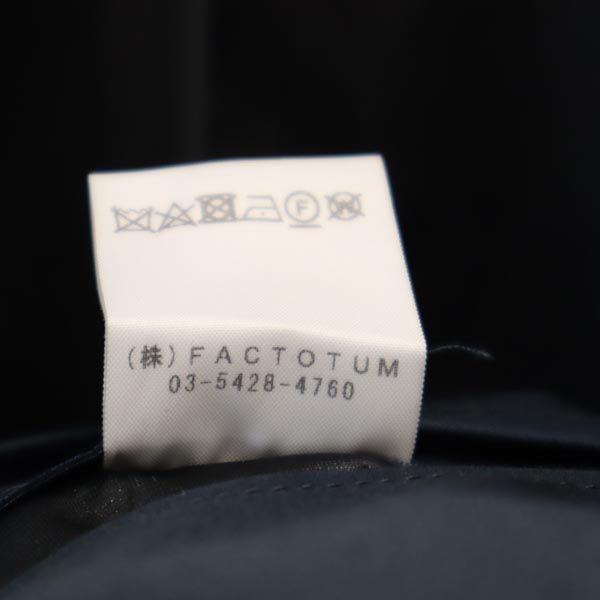 FACTOTUM Пальто-воротник из нержавеющей стали Темно-синий Мужской Б/У