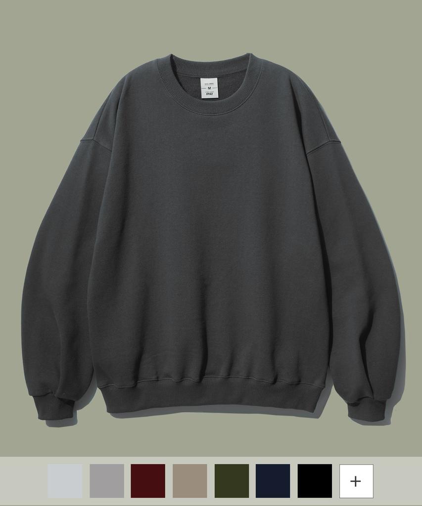 FP142 Youthful Balloon Sweatshirt Dark Gray Sjmt1330