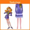 Scooby-doo Cosplay Costume For Women Daphne's Vibrant Polyester Dress