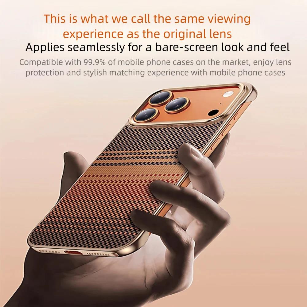 Металлическое защитное стекло для объектива камеры iPhone 17 16 15 14 13 Pro Max Пленка для защиты объектива Закаленное стекло Защитное кольцо от царапин 4
