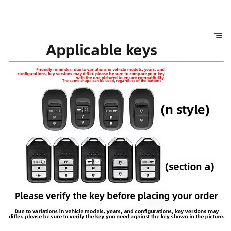 AKR4 Suitable for 2023 Honda CRV keycase 23/24 new CRV Fengshang Zhiling edition car metal buckle shell