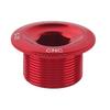 Aluminum Alloy Bike   Cranket Crank Fixing   Screw (Red)
