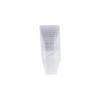 20pcs Square Cup Mouth Disposable Plastic Mousse Cups 60ml Ice Cream Cup Dessert Cups  Pudding