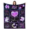 Christmas or birthday gifts Printed Blanket for Sofa Bed Travel Camping Living Room Office Conditioning Blanket