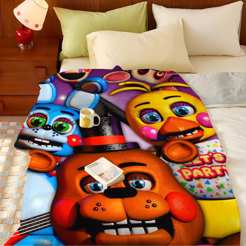 Игровое одеяло-плед F-Five Nights At Freddys-ss, легкое, уютное, прочное, моющееся, милое, классное
