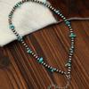 1 шт. Ожерелье в ковбойском стиле вестерн, винтажное, с бирюзой и искусственным жемчугом навахо, подходит для повседневной носки женщинами