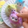Slow Rebound Cat Doll Squeeze Toy Cartoon Cat Fidget Toy  Mini Ornaments