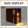 Ретро Китайская Улица Еды DIY Деревянный Уголок для Книг Вставка в Полку Строительные Наборы Миниатюрный Дом Декор для Книжной Полки Ручная Работа для Взрослых Подарки