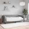 VidaXL Daybed with Mattress Light Grey 90x190 Cm Fabric 3196808