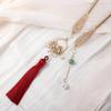 Flower Gift Headdress Pearl Hair Disk Women Hair Fork Hair Accessories Hairpins Tassel Hair Stick