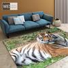 Tiger Carpet For Living Room Decoration 3D Wild Animal Floor Mat In The Hallway Soft Bedroom Rug Bedside Mat Home