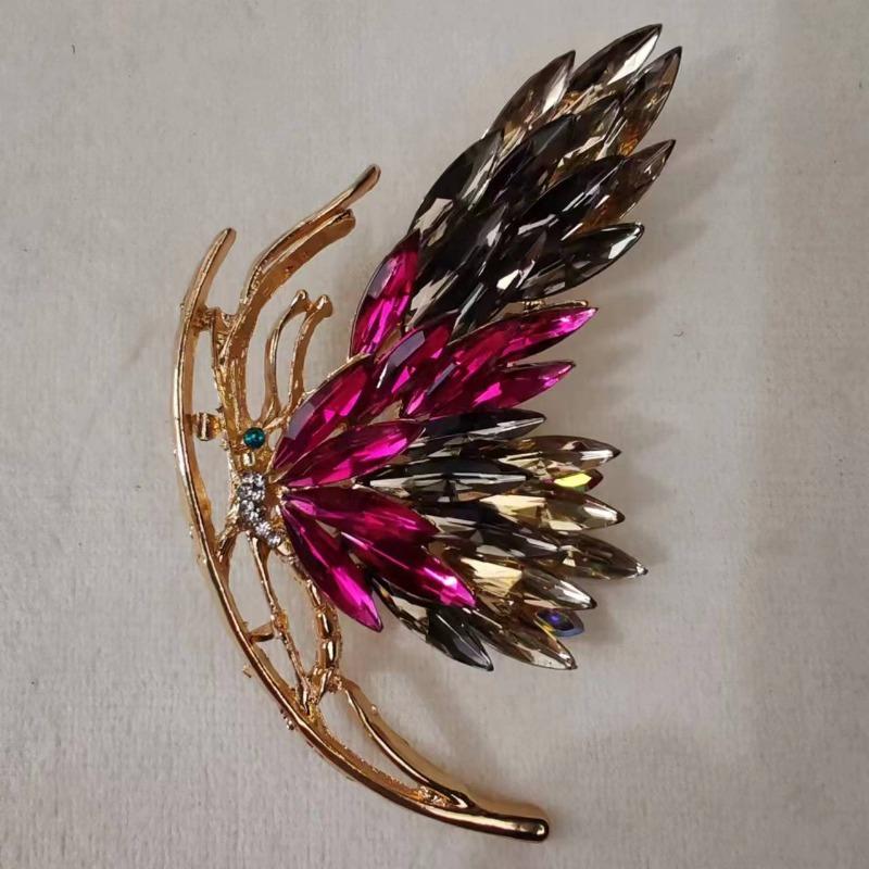 Brooch High-End Niche Silk Scarf Buckle Alloy Diamond Coat Pearl Corsage Pin Accessories