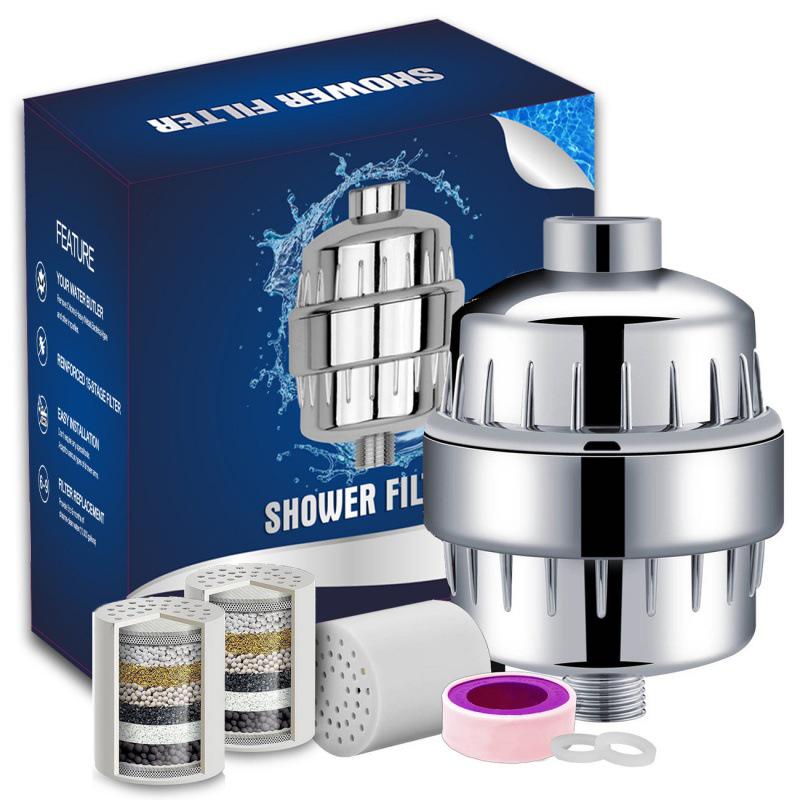 Premium Shower Filter Set: 10-15 Layers, 17-25 Levels, Water Purification Core for Enhanced Shower Experience
