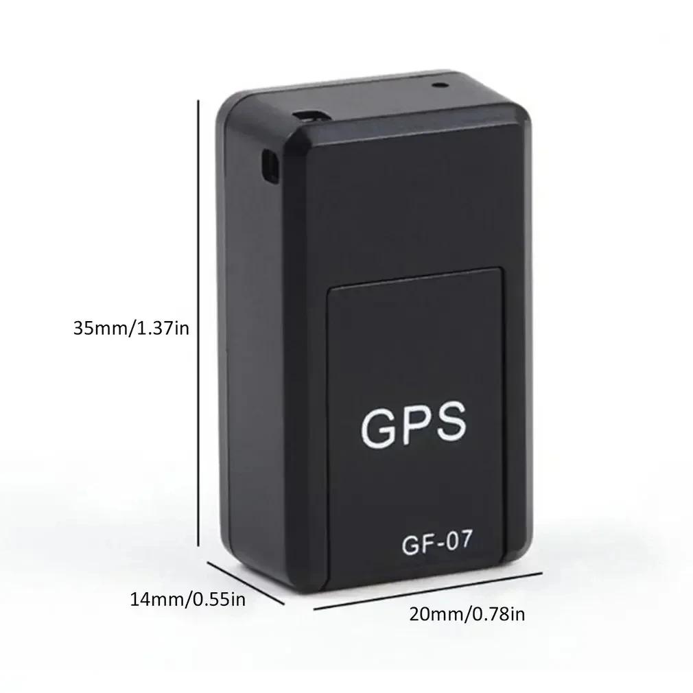 GF07 Магнитный мини-трекер для автомобиля GPS-трекер для отслеживания в реальном времени Магнитный GPS-трекер для определения местонахождения транспортного средства в реальном времени Трекер для домашних животных