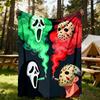 1 шт. Плед Scream Jason для улицы, легкий фланелевый, мягкий и теплый, для использования в любое время года, для дивана, улицы, кемпинга, гостиной, офиса, стула