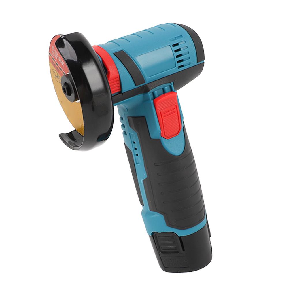 Мини-шлифовальная машина с щеткой и 2 отрезными дисками 12 В 100?Электрический шлифовальный инструмент 240 В 1500 мАч 19500 об/мин