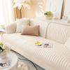 Luxury Plush Quilted Sofa Cushion Modern Simple Non-slip Sofa Cushion Towel Cover