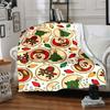 1pc Christmas Cookies Blanket Warm, Cozy, And Soft, Suitable for Sofas, Beds, Cars, And Office Use.Perfect for Camping And Travel, Making It a Great G