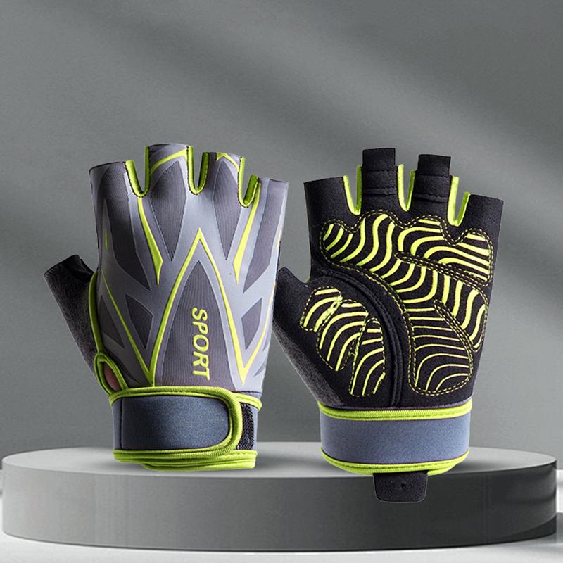 Fitness Gloves Gym Cycling Summer Men Women Wrist Support Dumbbell Gloves Weightlifting Anti-Slip Breathable Workout Gloves