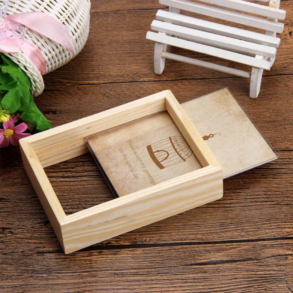 Мини-арт Свадебный декор Деревянный держатель для фотографий Фоторамка Винтаж