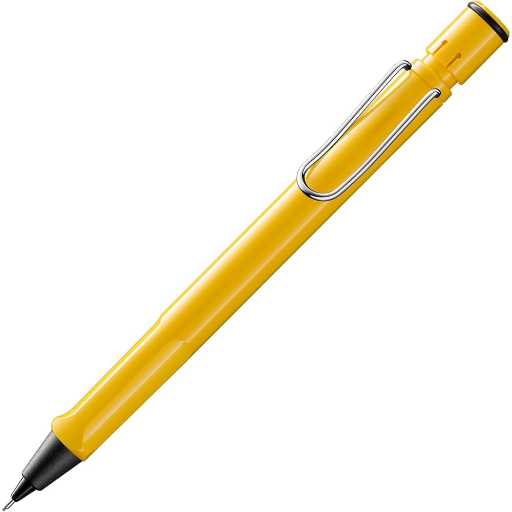 LAMY (Ramy) Safari Yellow Yellow Pencil - Mechanical Pencil with Ergonomic Grip Durable ASA Plast...