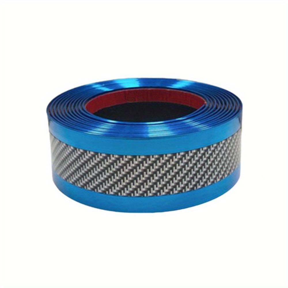 Автомобильные наклейки против царапин, защита для порога, резиновая полоса, углеродное волокно, авто порог, бампер, край двери, защитная пленка-наклейка