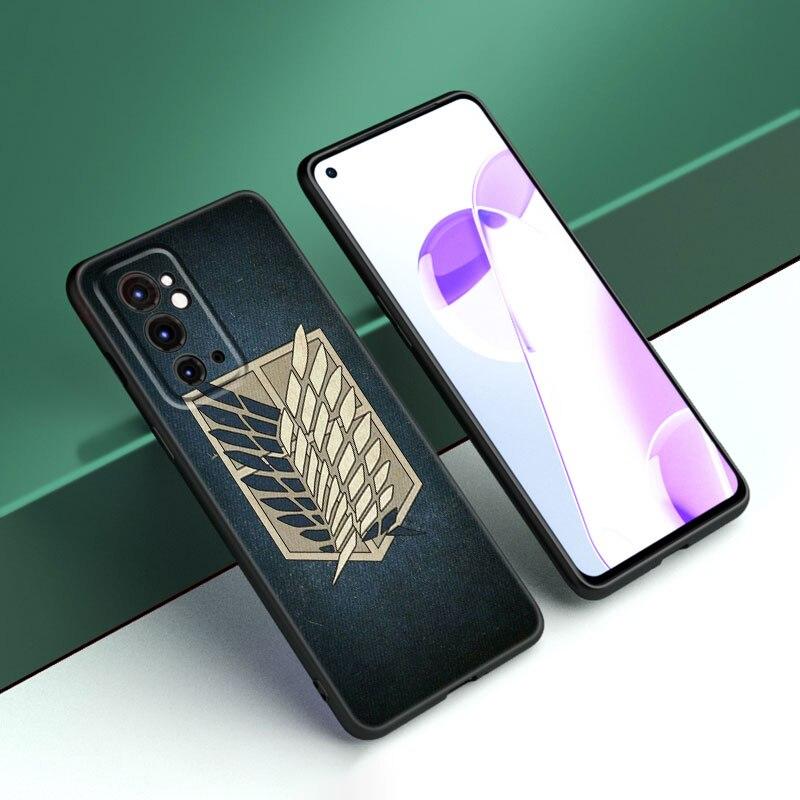 Чехол для телефона с изображением аниме «Атака Титанов» для OnePlus 7T 8T 9RT 10R Pro 6T Nord 2T CE2 N10 N20 N100 N200 ACE 5G, мягкий черный чехол из ТПУ
