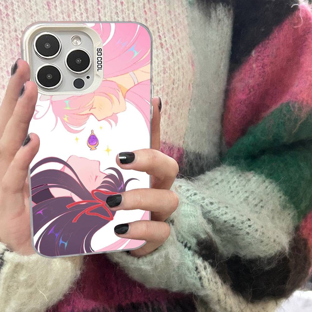 Популярная Аниме Девушка матовый чехол для телефона для iPhone 17 16 15 14 Plus 13 12 11 Pro Max X Xs XR Серебристый Жесткий чехол