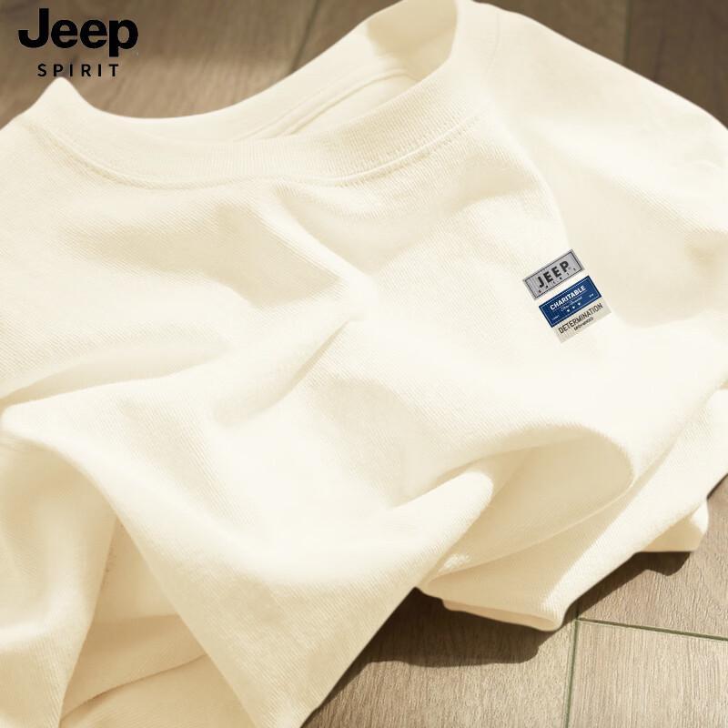 Мужская футболка с коротким рукавом Jeep Spirit из чистого хлопка