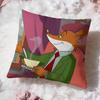 Geronimo Stilton Cushion Cover Premium Comfort Reversible Pillow Cove -Two in One Design for Any Room & Car Interior