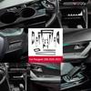 Peugeot 208 Комплект наклеек для модификации интерьера из настоящего углеродного волокна с эпоксидной смолой