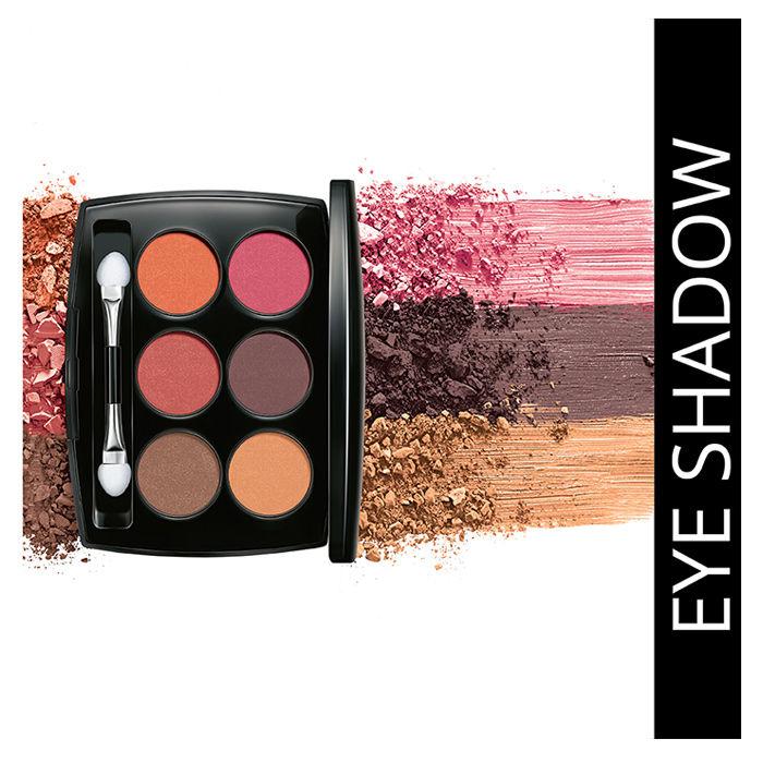 Тени для век Французская роза: 6 теплых тонов (7,5 г), Absolute Illuminating Eyeshadow Palette French Rose, Lakme