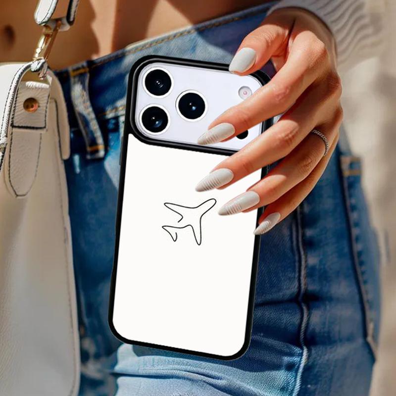 Путешествуйте по миру бумажный самолетик Чехол для телефона Для iPhone 17 Air 14 15 13 12 Max Чехол Для Apple 16e 11 Pro Max Plus Coque