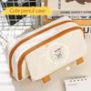Multi-function Stationery Case Canvas Pen Case Creative Storage Bag  Student School Supplies