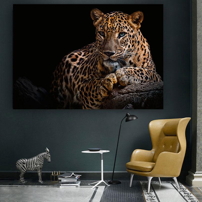 Леопардовые фотографии, постеры, принты, гепард, холст, картина, настенное искусство, черно-белое животное для гостиной, домашний декор, Cuadros