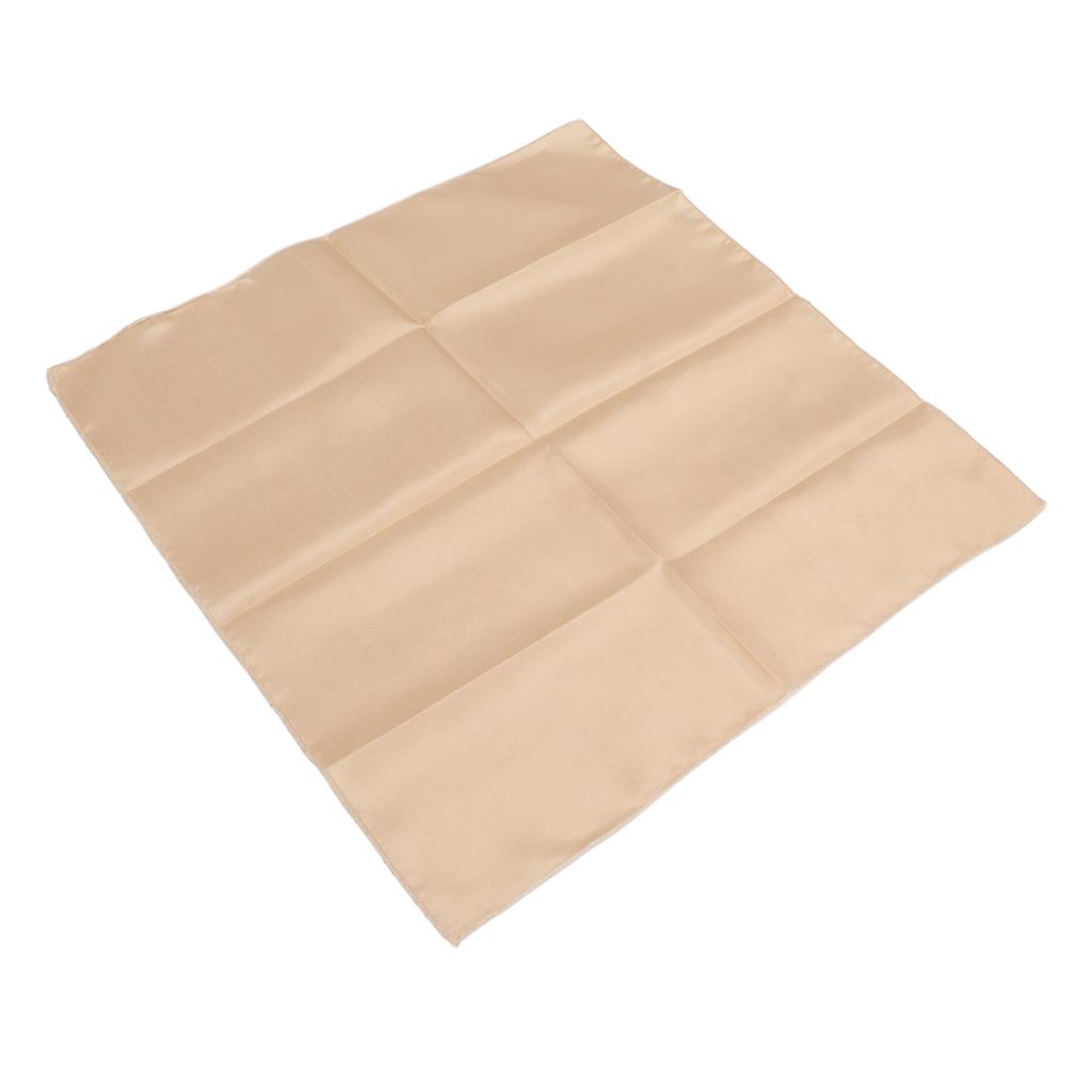 24pcs Quadrate Satin Napkin 17x17inch Soft Glossy Delicate Table Napkins for Weddings Party